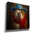 thumbnail image 2 of Epic Graffiti 'Bulldog Cowboy'  by Sean Parnell Canvas Wall Art, 18" x 18", 2 of 8