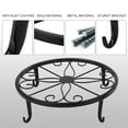 thumbnail image 5 of Soporte clásico para maceta de Metal, arte del hierro, Base para maceta, estante para decoración del hogar para interiores y exteriores, 5 of 5