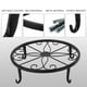 thumbnail image 5 of Soporte clásico para maceta de Metal, arte del hierro, Base para maceta, estante para decoración del hogar para interiores y exteriores, 5 of 5