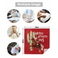 thumbnail image 5 of Red Cowboy Christmas Cloth Napkins Set of 4, Western Xmas Santa Cactus Washable Reusable Dinner Cocktail Napkin for Kitchen Party Wedding Banquet Holiday Baby Shower Table Decor, 5 of 7