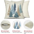 thumbnail image 6 of Christmas Pillow Covers 20x20 Inch Set of 2 Christmas Tree Decorative Throw Pillows Winter Christmas Decor for Home Couch TH-50E20, 6 of 6
