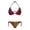 Colorful Snake Pattern, variant on Polyester Spandex Bathing Suit for Suitable for Most Occasions Removable Pad Two Piece Halter Bikini Set Fish Scale Pattern