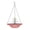 Orange, variant on Solar Fountain Bird Bath Cascade Hanging Birdbath Solar Powered Water Fountain Birdbath Outdoor Hummingbird Bath Shower Bowl for Garden Patio Yard Decor