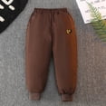 thumbnail image 3 of Usaibhir Kids Boys Girls Elastic Windproof Down Pants Lightweight Warm Snow Pants 4-14T, 3 of 8