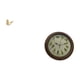 thumbnail image 4 of Figura de pájaros,Figura de pájaro dorado,decoración del hogar,estatua de animal,Reloj de pared,Reloj de pared de pájaro cantor de 10 pulgadas para decoración del hogar,Relojes de pared, 4 of 7