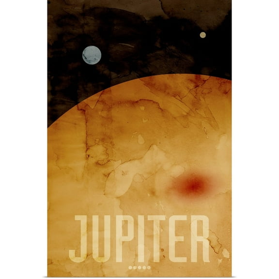 Great BIG Canvas | Rolled Michael Tompsett Poster Print entitled The Planet Jupiter