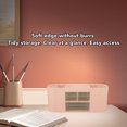 thumbnail image 3 of Large Capacity Pen Holder With Transparent Drawers, Plastic Pencil Storage Organizer For Office Desk, Multiple Compartments, 3 of 8