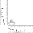 thumbnail image 4 of 2CT 10K Solid White Gold Bridal Ring Set Teardrop Lab Created Moissanite Diamond Halo Engagement Ring Pear Promise Ring Marquise Wedding Band for Women G-H/VVS1 Certificate of Authenticity, 4 of 6
