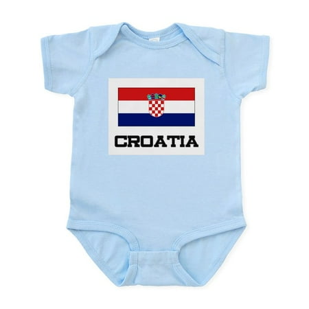 

CafePress - Croatia Flag Infant Bodysuit - Baby Light Bodysuit Size Newborn - 24 Months