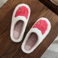 thumbnail image 4 of Slippers for Women Men Cozy Plush Cute Slip on House Shoes Indoor Outdoor Home Slides for Halloween Christmas, 4 of 5