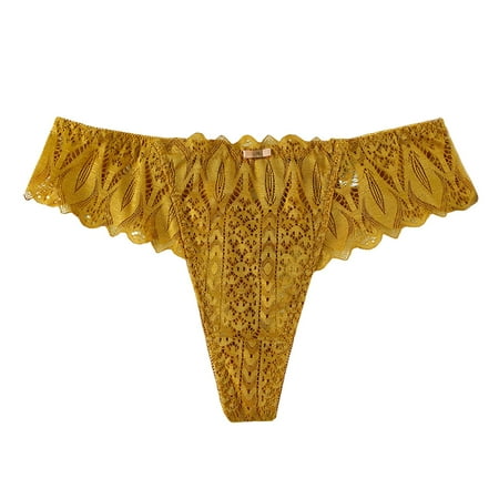 IUJSOY Cheeky Underwear for Women Cheeky Panties Lace Stretch High Cut Seamless Ice Silk Briefs