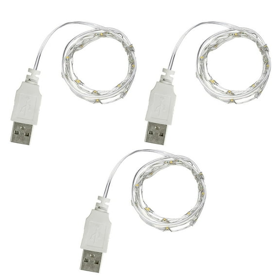 Vikakiooze 2022 USB Copper Wire Lamp Mini Flowers Christmas Decoration Lantern Gift Light String