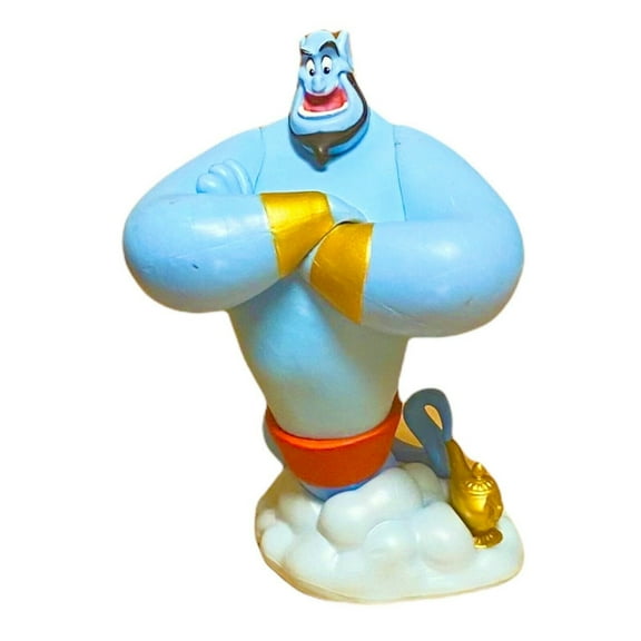 Aladdin Genie 4” Pvc Cake Topper Figure Figurine Disney Rare Collectible New