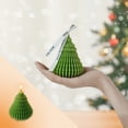 thumbnail image 1 of Xihbxyly Vela de Árbol de Navidad, Aromaterapia, Decoración Navideña, Diseño Festivo En Forma de Árbol, Acogedora Luz para El Hogar, Regalo Perfecto de Navidad, Cera de Soja Ecológica, Tamaño 7 X 9,5, 1 of 5