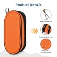 thumbnail image 3 of Estuche Doble para Anteojos de Sol Fintie Naranja de Nylon para Hombre y Mujer, 3 of 8