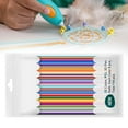 thumbnail image 1 of Dusknt Under $5 Printing Pen Filament Replacement Core, 22 Color 3D Pen Replacement Core Suitable for 3 Start 3D Pen Printing Temperature Pcl Filament 3 Start Replacement Core, Clearance Sales Today!, 1 of 9