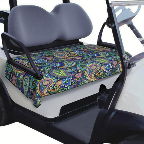 Universal Golf Cart Seat Cover 51" x 31", Fits EZGO TXT and RXV, Club Car DS and Precedent, Yamaha Drive and G Models, Microfiber Towel Blanket