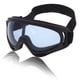 thumbnail image 1 of Gafas de montar para motocicleta Unique Bargains, gafas de ciclismo con lente azul y marco negro, 1 of 6