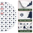 thumbnail image 6 of 36 Inch Christmas Tree Skirt – Velvet Plush Tree Mat, Soft Thickened Polyester with Red Ties, Single-Sided Printing, Available in 30in/36in/48in, Perfect for Holiday Xmas Tree Decoration, 6 of 7
