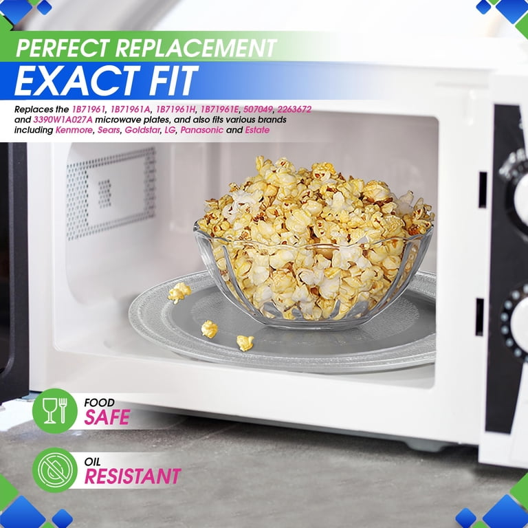 Kenmore Microwave Glass Turntable Tray, 12 3/4