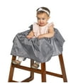 thumbnail image 5 of J.L. Childress Shopping Cart & High Chair Cover for Baby, Kids, & Toddler - For Grocery Carts & Restaurants, Universal Fit - Grey, 5 of 9