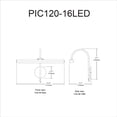 thumbnail image 4 of Dainolite Metal Contemporary 24 Watt Display-Exhibit Aged Brass Picture Light, 4 of 9