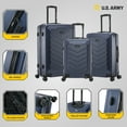 thumbnail image 4 of US ARMY FOX 3-Piece Luggage Set 20"/24"/28" Navy Blue, 4 of 10