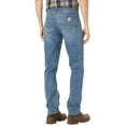 thumbnail image 2 of Carhartt Rugged Flex Relaxed Fit Low Rise Five-Pocket Tapered Jeans (Mens, Arcadia, 40, 34), 2 of 3