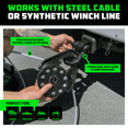 thumbnail image 5 of Rhino USA Snatch Block for Winch Recovery - Heavy Duty 13.5 Ton Break Strength (Snatch Block), 5 of 7