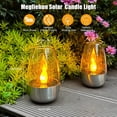 thumbnail image 6 of Solar Power Tea Lights Outdoor Candle Flameless Flicker Waterproof Solar Table Lamp LED Candles with Dusk to Dawn 12pack, 6 of 8