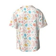 thumbnail image 4 of Balery Happy Easter Men's Casual Button Down Shirt Short Sleeve Textured Summer Cuban Beach Shirts-Small, 4 of 7