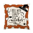 thumbnail image 3 of Funda de almohada de Halloween, funda de almohada premium elegante, funda de cojín de poliéster Estilo C, 3 of 9