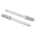 thumbnail image 4 of Uxcell 2mm Test Probe Pins, 4Pcs Copper Multimeter Test Extention Probe Pin Tip Needle, Silver, 4 of 5