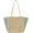A, variant on Kukuzhu Women Straw Tote Bag Fashion Large Handmade Woven Colorful Summer Handbag Large Beach Holiday Bag