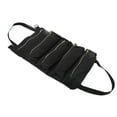 thumbnail image 4 of Car Back  Tool Bag,  Zippered Pockets Tool Roll Bag Versatile Large Capacity  For Wrench Black, 4 of 8