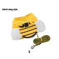 thumbnail image 3 of Methold Cute Bee Traction Stylish Walking Dog With Rope Soft Handle Bracelet Outdoor Sturdy Cat Traction Yellow Adventures Suministros para perros estilo ala de terciopelo L, 3 of 6