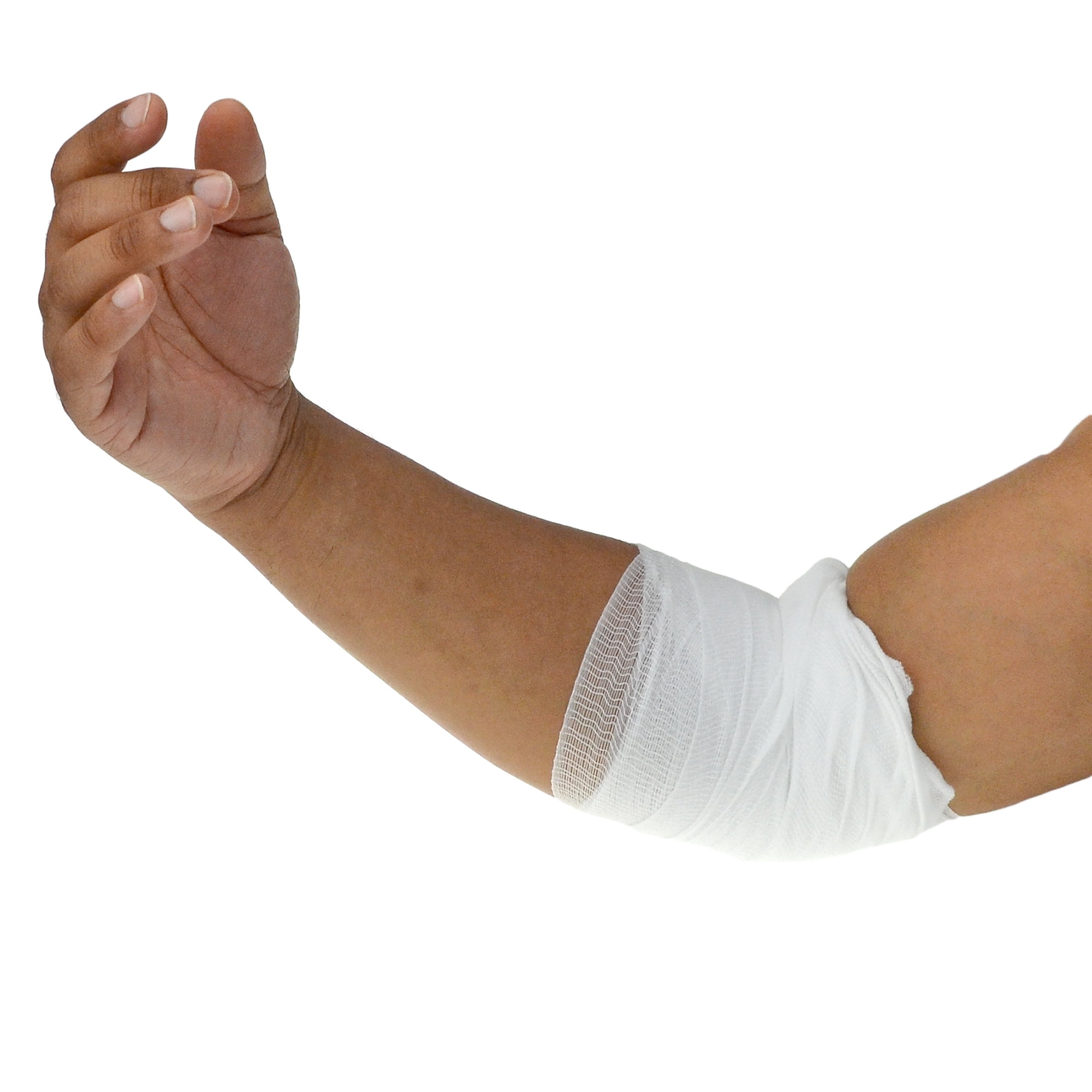 Dealmed 2" Conforming Stretch Gauze Bandages, Rayon and Knitted Polyester, 4.1 Yards, 12/Box, 8 Boxes
