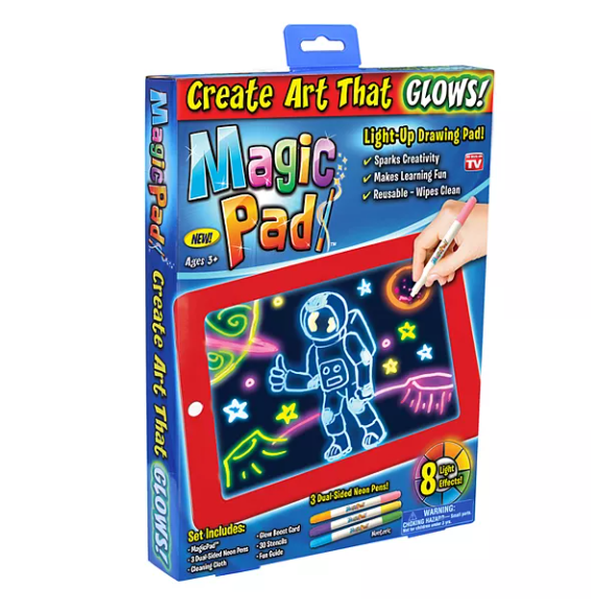 As Seen On TV Magic Pad LightUp Drawing Pad