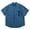 Blue, variant on QHFBli Mens Button Down Short Sleeve Shirt Regular Fit Button Up Work Shirts with Two Pockets