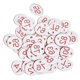 thumbnail image 4 of Etiqueta numerada portátil de 100 piezas para casillero de almacén de supermercado palabra blanca+roja, 4 of 6