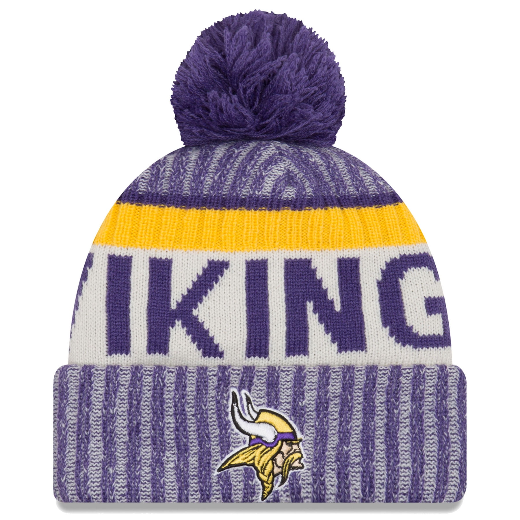 Minnesota Vikings New Era 2017 NFL Official Sideline Sport Knit Hat