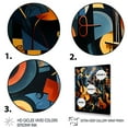thumbnail image 3 of Designart "Music of Harlem in Pastel Blue" People Framed Wall Art - Global Blue Harlem Renaissance Hallway Framed Wall Art Decor, 3 of 6