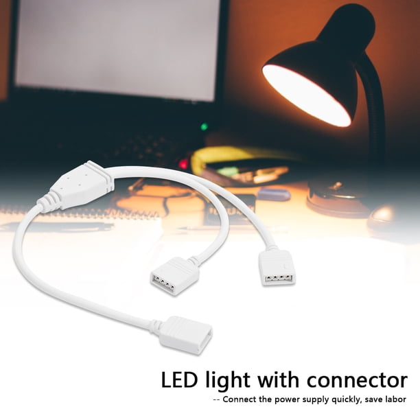 Cable de extensión divisor RGB de 4 pines Cable conector de luz de tira LED (1 a 2) Tmvgtek 3pv7lg7lc2fa7tr1D01