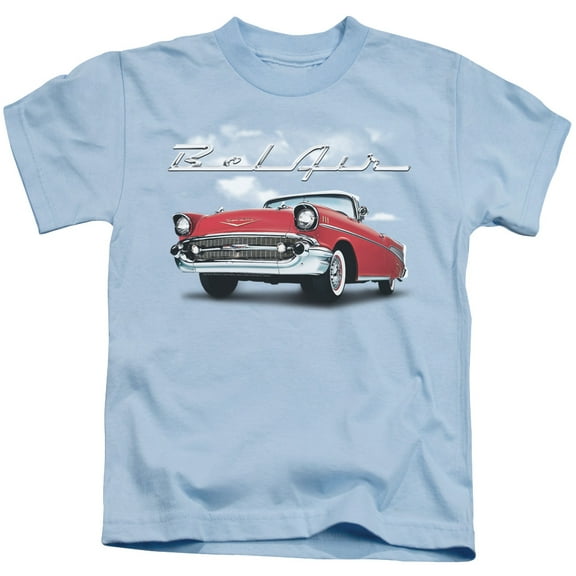 Chevrolet Bel Air Clouds S/S Juvenile 18/1 T-Shirt Light Belue(7)