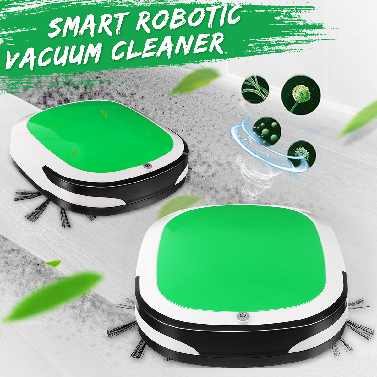 Automatic Robot Vacuum Cleaner Smart Floor Cleaning Sweeper