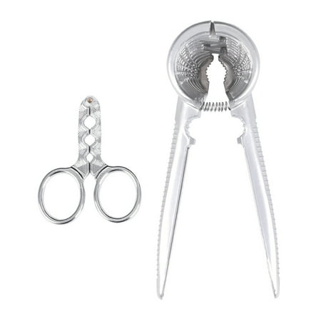 

NUOLUX Nut Walnut Pliers Opener Opener Gadgets Sheller Melon Open Metal Fruit Dried Kitchen Portable Pistachio Shell Sunflower