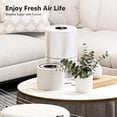 thumbnail image 3 of Core 300 Replacement Filter for LEVOIT Core 300, Core 300S and Core 300-P Air Purifier, 3-in-1 H13 True HEPA Filter Replacement, Compared to Part # Core 300-RF, 2 Pack, White, 3 of 6