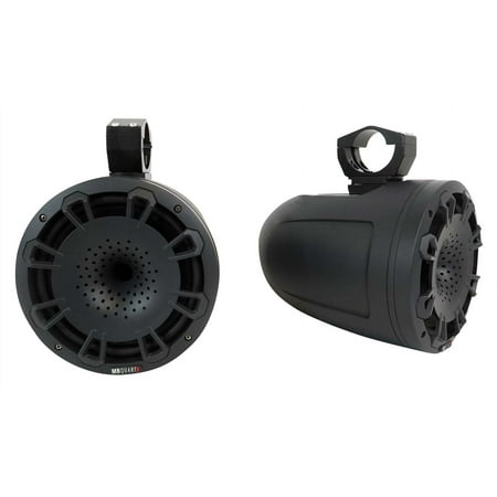 MB Quart - Polaris RZR (2014-current) 5 Speaker 800W Stage 5 Audio System - Integrates with Ride Command - Black