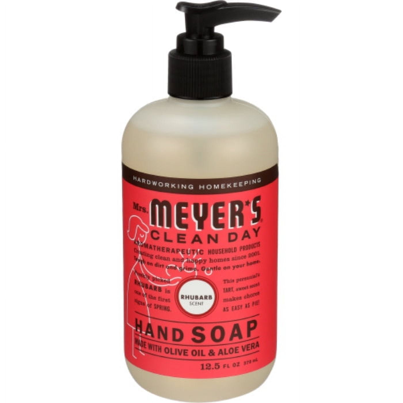 MRS MEYERS CLEAN DAY SOAP HAND LIQ RHUBARB 12.5 OZ - Pack of 3