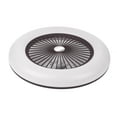 thumbnail image 4 of Bluetooth-Enabled LED Ceiling Fan Light with Adjustable Speed and Color, 36W for Living Room and Bedroom, Remote Control Included (Battery Not Included), Brown Finish, 4 of 6